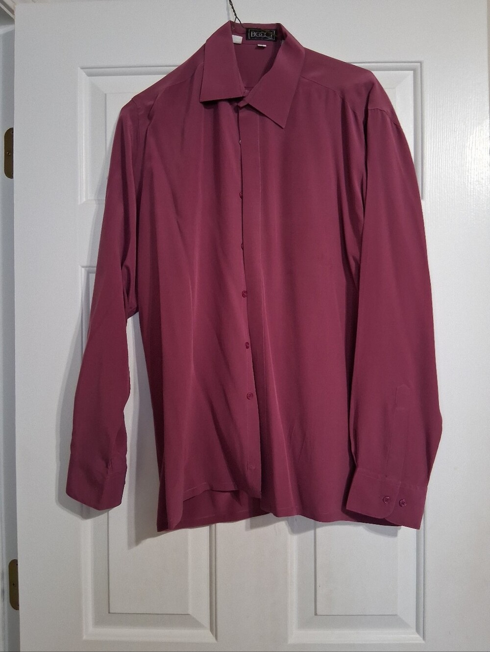 Dexter Men's Plum Button-Down Dress Shirt